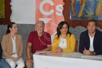 Presentación de la candidatura de CS de Telde (Foto TA)